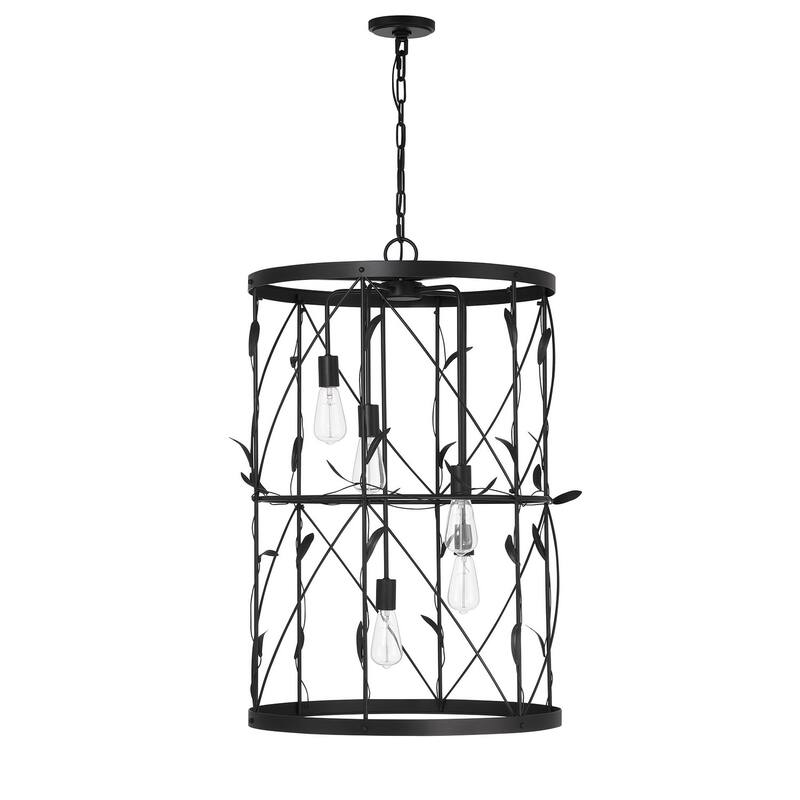 Lexington 5-Light Pendant - Matte Black