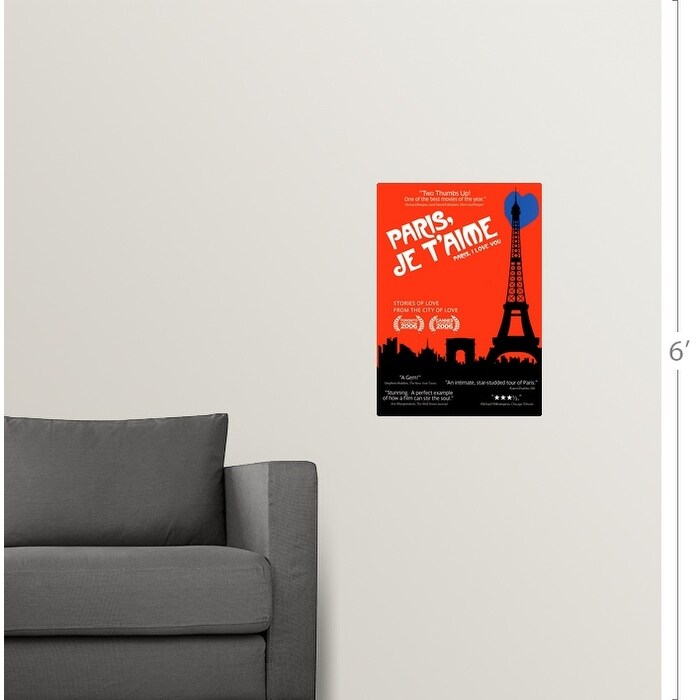 Get Wallpaper Shop Paris Je Taime 2007 Poster Print Overstock 24129189 Free