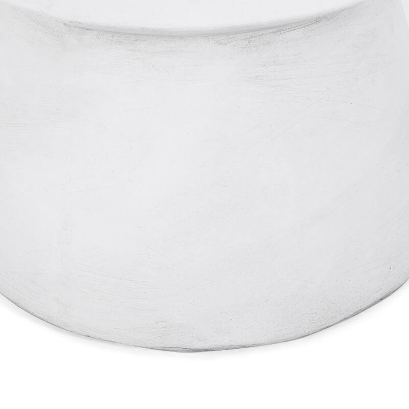 Aragon Outdoor Lightweight Concrete Side Table by Christopher Knight Home
