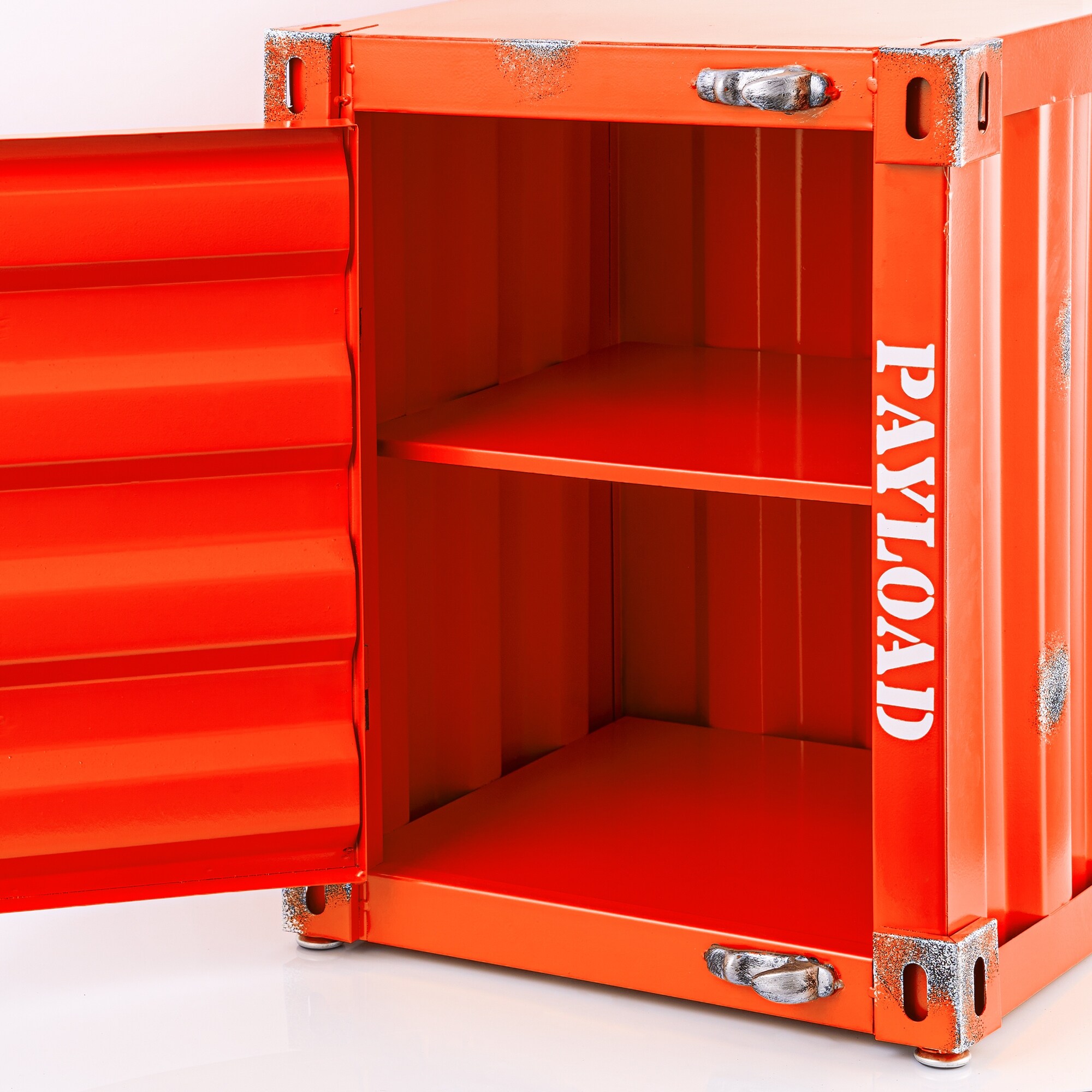 Shipping container bedside table discount