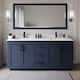 Option Dark Blue / White Quartz Top / Matte Black