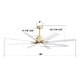 preview thumbnail 8 of 16, 66 Inch Modern Ceiling Fan With Dimmable Led Light 8 ABS Blades Remote Control Reversible DC Motor For Home Office