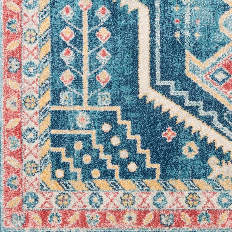Livabliss Bruce Faded Tribal Medallion Area Rug