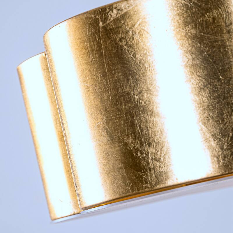 15.4" Distressed Gold 3-Light Flower Semi-Flush Mount Ceiling Light