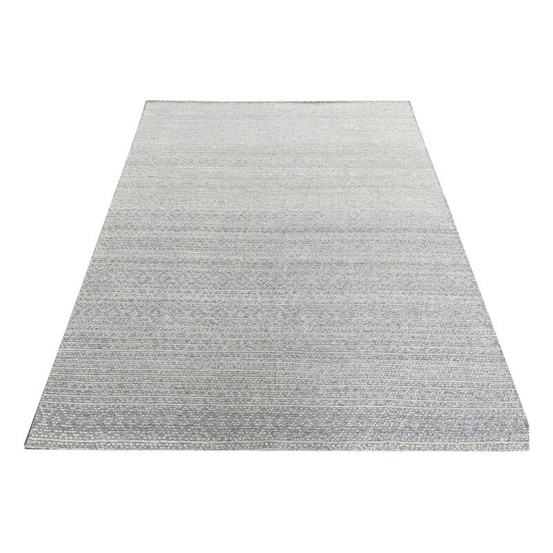 Home Decor EORC Ivory Modern Contemporary Lori Baft Oriental Design Solid Color Area Rug Elegant and Stylish Rug for Enhancing