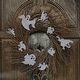 preview thumbnail 10 of 8, Haunted Hill Farm 20-In. Battery-Operated Natural Twig Wreath with LED Lights and Spooky Ghosts