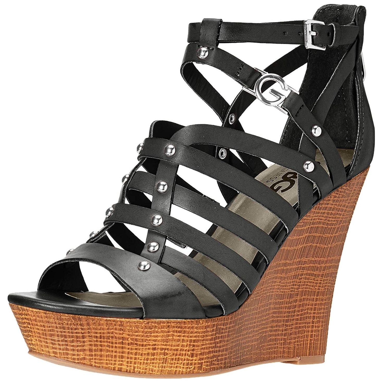 g by guess wedge sandals