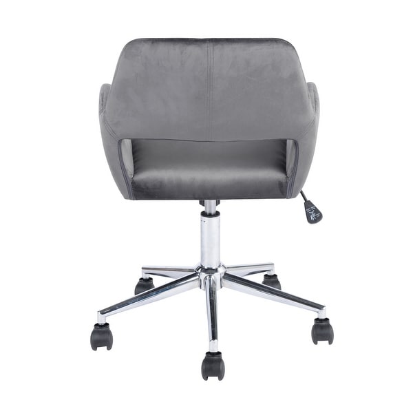Porch & den sabrina velvet home office swivel chairs online