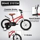 preview thumbnail 31 of 54, Adjustable 14" & 16" Kids Bike with Training Wheels, Safe Brakes & Easy Assembly