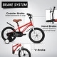 preview thumbnail 53 of 54, Easy-Assemble Kids Bike with V-Brake, Steel Frame & Reflectors for Ages 3-8