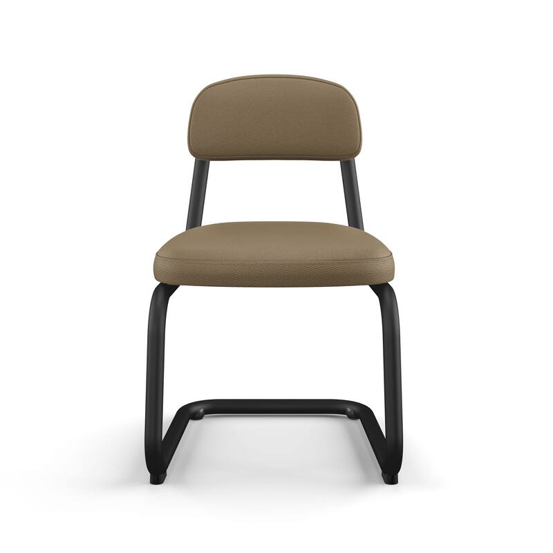 Amisco Flynn Upholstered Dining Chair with Metal Base