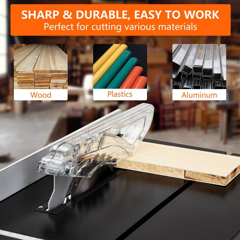 Table Saw for Jobsite 8-inch,Portable Table Saw Kit, with Sliding Miter Gauge