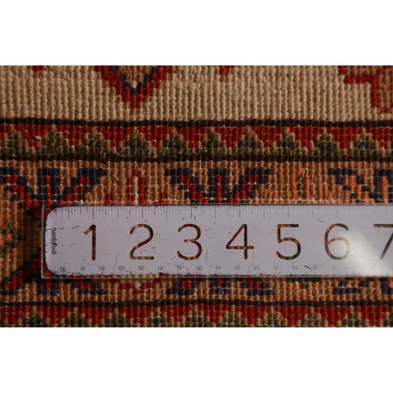 Traditional Kazak Oriental Foyer Rug Hand-Knotted Wool Carpet - 2'0"x 3'0"