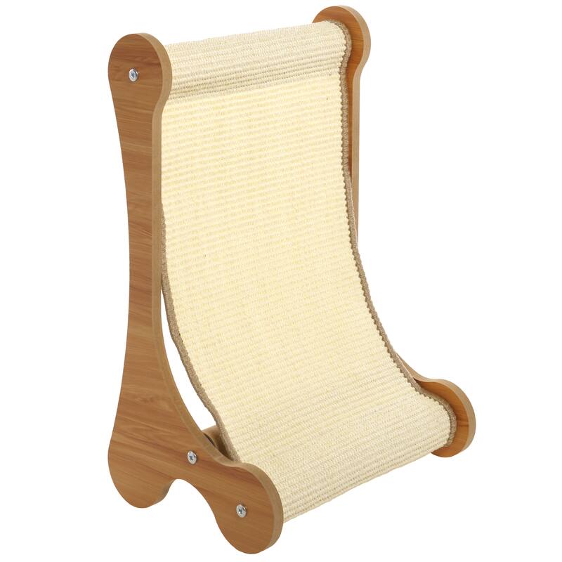 SAFAVIEH Home Natural/Ivory 15"W x 23"L x 11"H Sisal Cat Scratch Lounger - 15"W x 23"L x 11"H