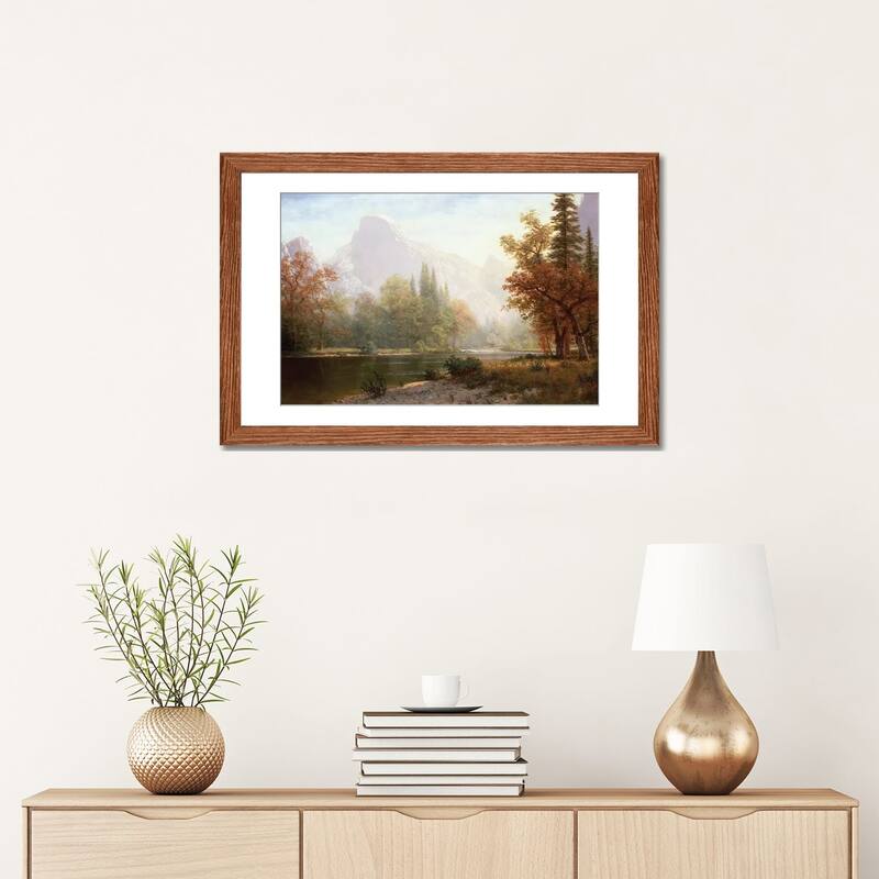 iCanvas "Half Dome, Yosemite " by Albert Bierstadt