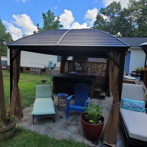 Kurth Steel Hardtop Gazebo with 