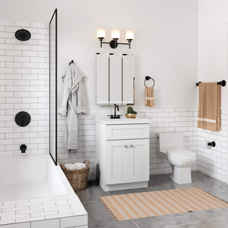 Design House 215624 Brookings 25" Free Standing Single Basin Vanity