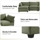 preview thumbnail 40 of 153, Corduroy Sectional Sofa with Removable Ottomans & Ultra-soft Cushions for Living Room & Bedroom