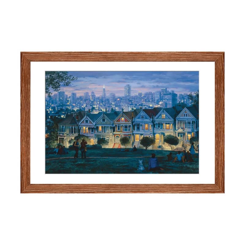 iCanvas "Seven Sisters" by Evgeny Lushpin - Walnut - 24x32x1