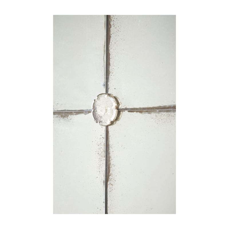 Furniture Classics Aces Iron Rectangular Wall Mirror - Black