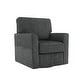 preview thumbnail 48 of 54, 360° Swivel Chair Accent Barrel Armchair Swivel Sofa Chair with Side Pockets for Living Room, Bedroom, Office and Hotel