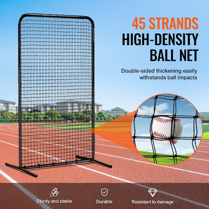 Screen Baseball for Batting Cage Heavy Duty Pitching Net for Pitchers Protection