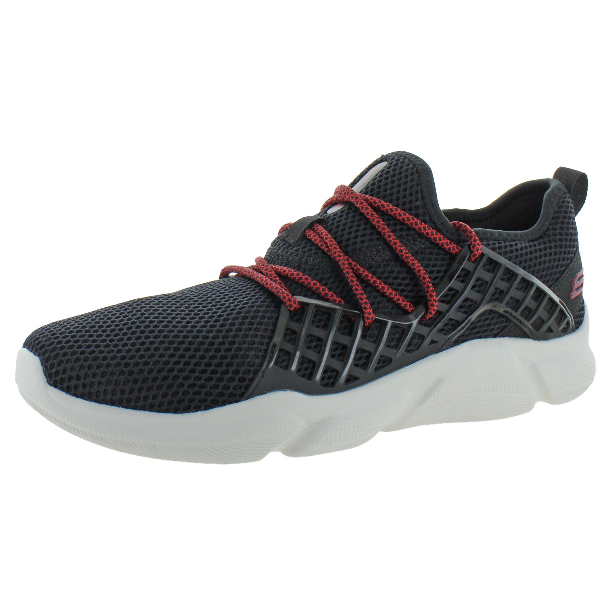 skechers women's sports mesh lace up trainers