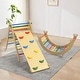 preview thumbnail 11 of 25, Foldable Pikler Triangle Set Toddler Wood Montessori Climbing Toys