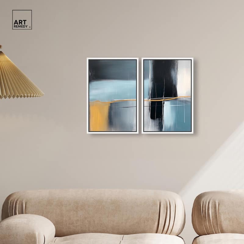Still Cadence Canvas Set of 2 by Art Remedy