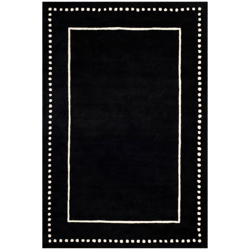 SAFAVIEH Handmade Bella Alverta Dotted Border Wool Rug