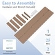 preview thumbnail 87 of 94, 6-Piece HDPE Outdoor Dining Table Sets with Umbrella Hole - 1-Table 4-Chairs-1-Bench