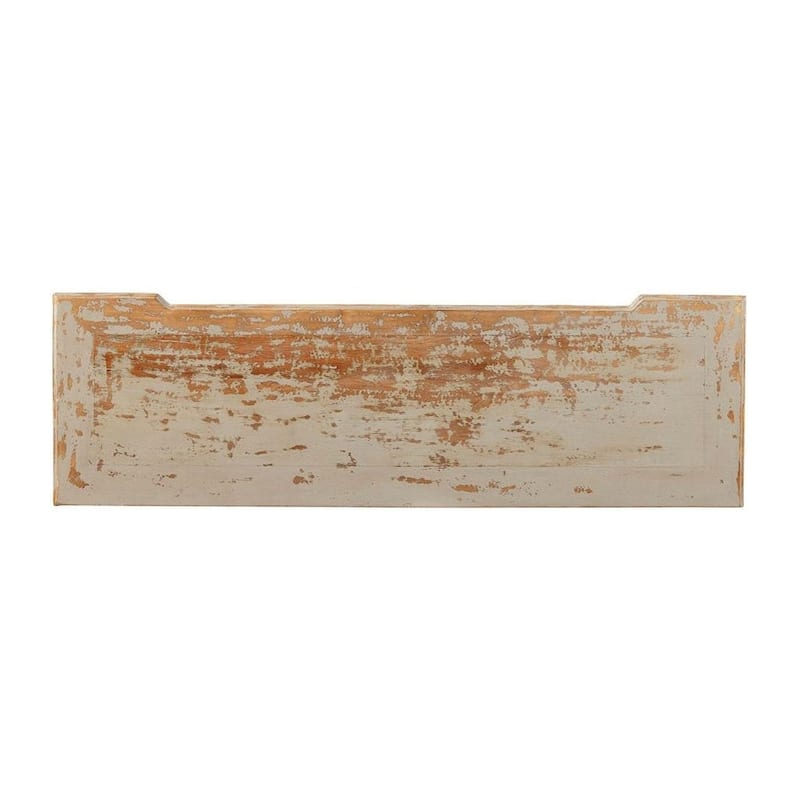 Bayonne 72-inch Reclaimed Pine Wood Sideboard with Distressed Gray Finish
