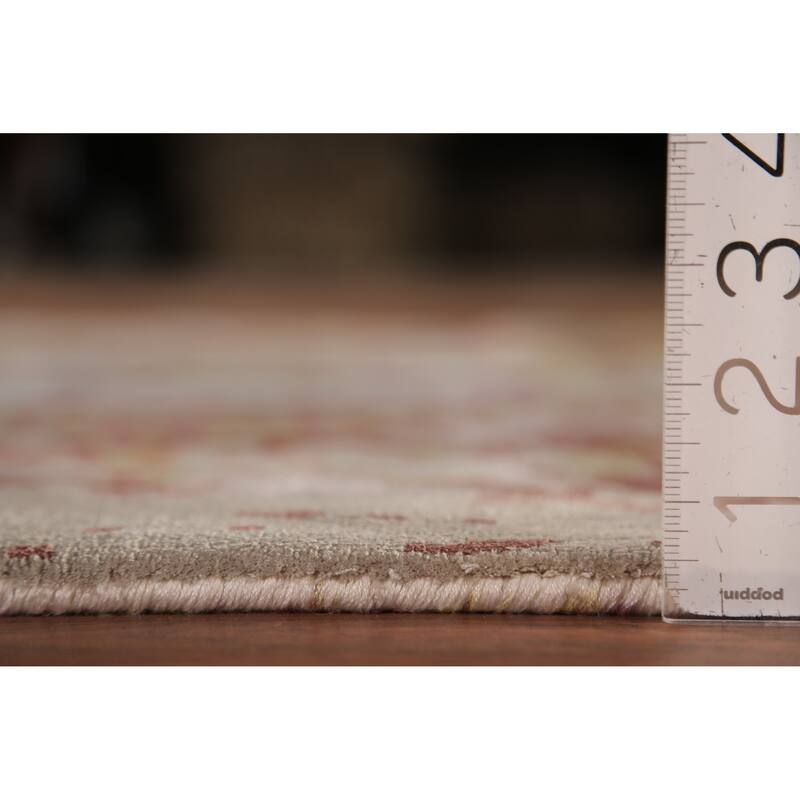 Abstract Modern Area Rug Hand-Knotted Wool Carpet - 3'9"x 7'6"