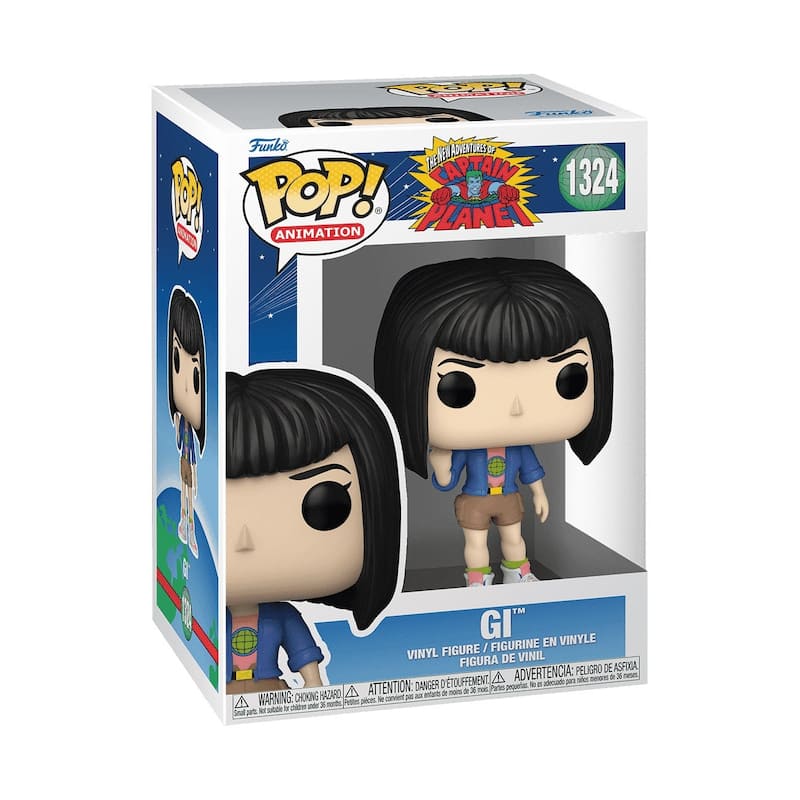 Funko POP! Animation Captain Planet Gi 3.75" Vinyl Figure (#1324) - Multi-Color