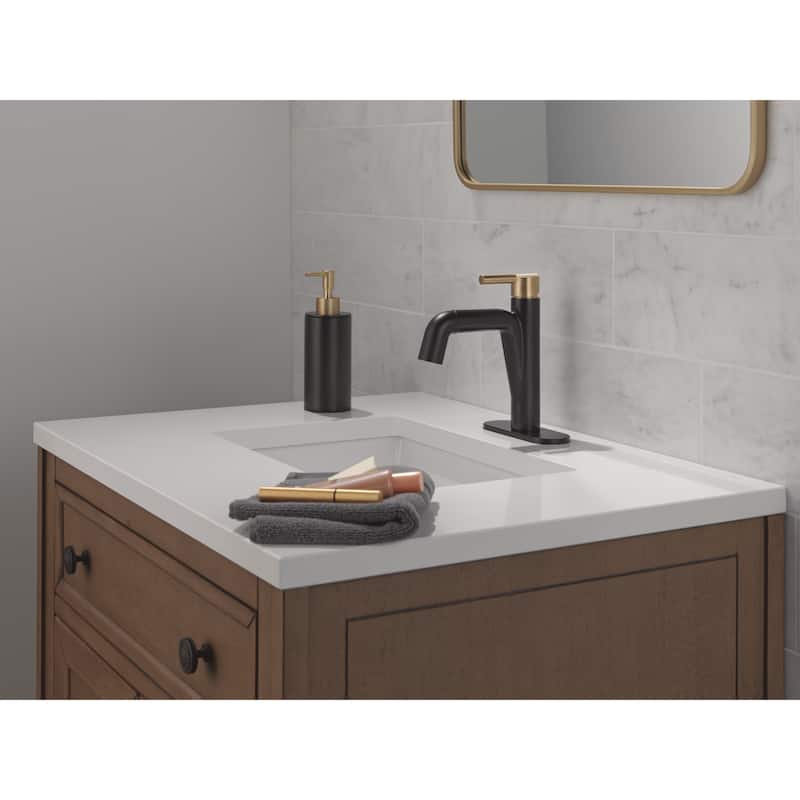 Delta 15849LF-PD Nicoli 1.2 GPM Single Hole Bathroom Faucet with Pull