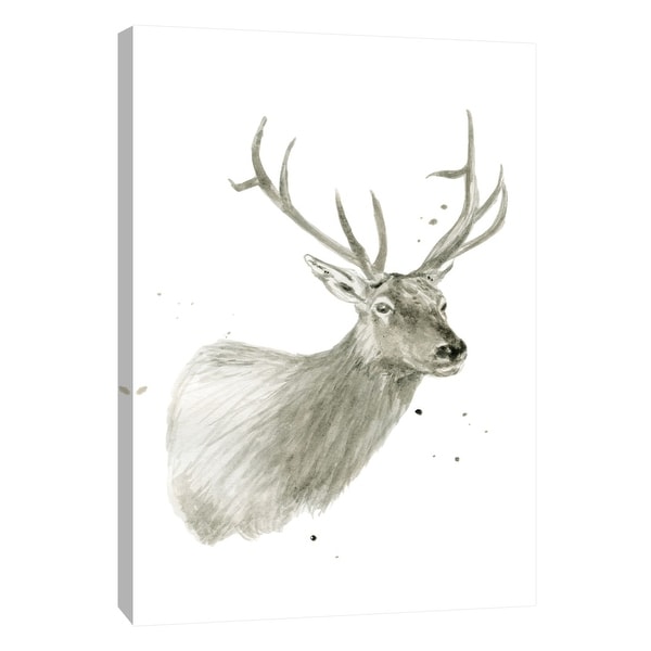 PTM Images 9-105448 PTM Canvas Collection 10" x 8" - "Buck Bust" Giclee Deer Art Print on Canvas