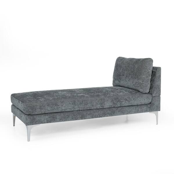slide 1 of 33, Beamon Contemporary Fabric Chaise Lounge by Christopher Knight Home - 69.00" L x 29.00" W x 30.00" H