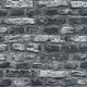 preview thumbnail 1 of 8, Galerie Wallcoverings Bricks and More Collection Brickshire Residents Matte Finish Vinyl on Non-woven Wallpaper Roll 33-feet long x 21-inches wide - Black