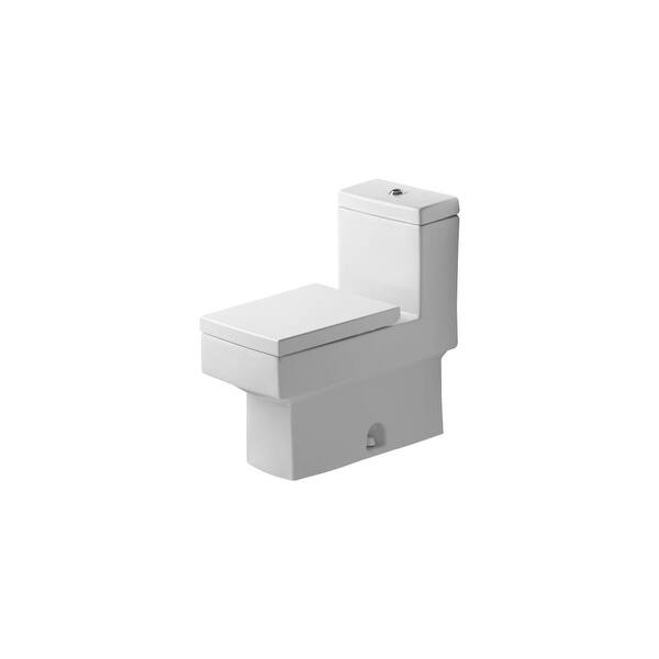 Shop Duravit 2103010005 Vero 1 28 Gpf One Piece Rectangular Ada Height Toilet White Overstock 16437469