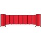 preview thumbnail 98 of 129, Room Divider 360 Folding Portable Partition - Polycarbonate Red Poly - 6' H x 25' W