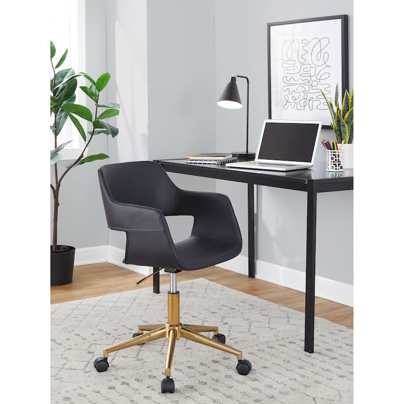 Carson Carrington Vallen Adjustable Task Chair with 5-Star Base