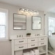 preview thumbnail 35 of 182, 2/3/4-Light Modern Bathroom Crystal Vanity Light Wall Sconces
