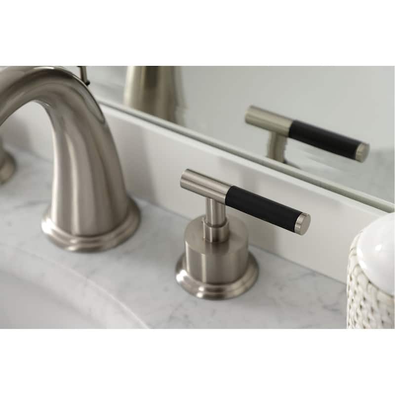 Kingston Brass Kaiser 1.2 GPM Widespread Bathroom Faucet with Pop-Up