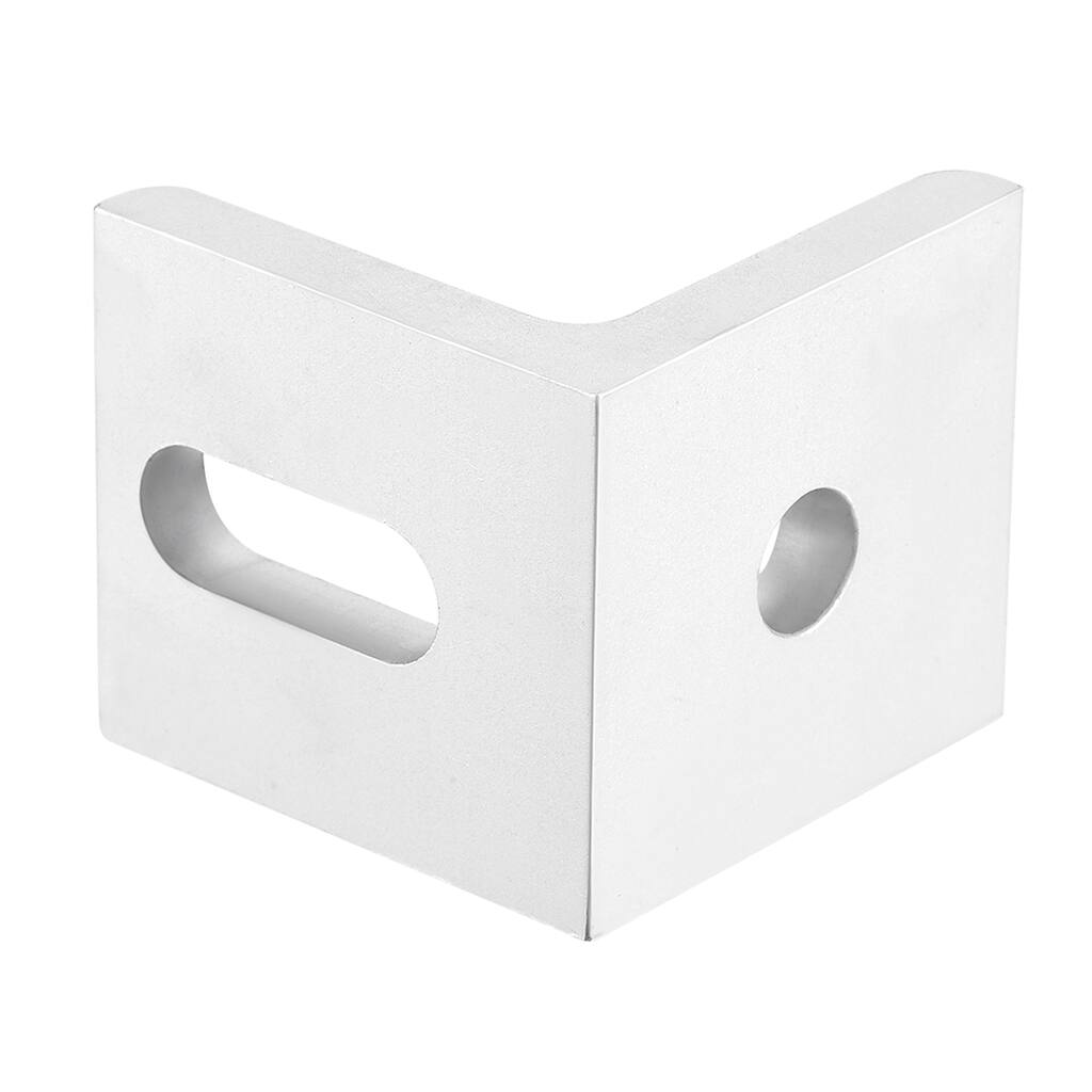 Inside Corner Brace Angle Bracket L Shape 40mmx40mmx36mm 4pcs - Silver Tone