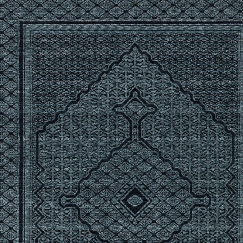 HomeRoots Medallion Traditional Runner Area Rug