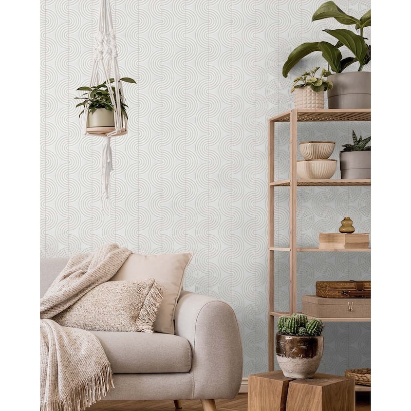 NextWall Zen Geo Peel and Stick Wallpaper
