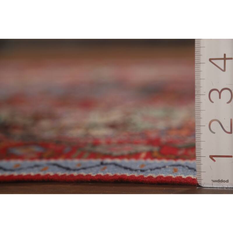 Geometric Kilim Senneh Persian Vintage Area Rug Flatweave Wool Carpet - 5'6" x 8'2"