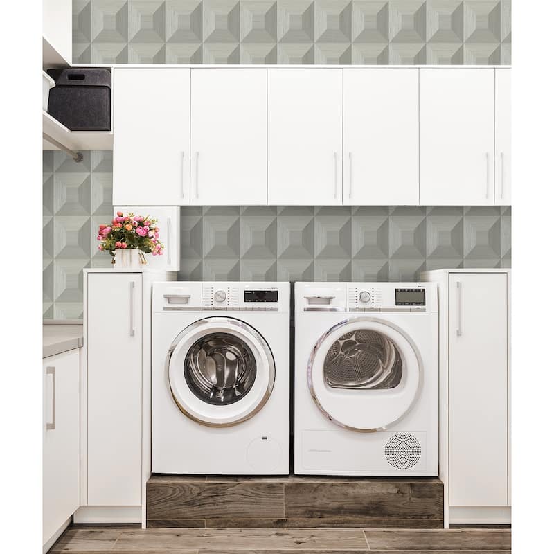 NextWall Quadrant Geo Peel and Stick Wallpaper