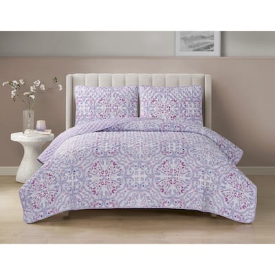 Trystan 3 Piece Reversible Quilt Set