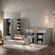 preview thumbnail 2 of 27, Wooden Versatile Twin Bunk Bed with Trundle,Cabinet,Wardrobe,Desk and Drawers